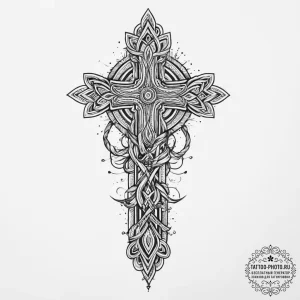 Tattoo sketch braid, tattoo line art, new sch... - эскиз тату (№1757113280_0, 05.09.2025 23:01) — tattoo-photo.ru