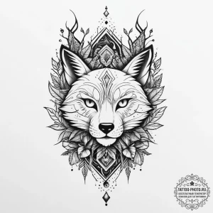 Tattoo sketch forest, tattoo flash sheet desi... - эскиз тату (№1757119915_0, 06.09.2025 00:51) — tattoo-photo.ru
