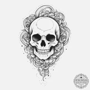 Tattoo sketch ghost, tattoo line art, on a cl... - эскиз тату (№1757120309_0, 06.09.2025 00:58) — tattoo-photo.ru