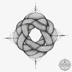 Tattoo sketch knot, tattoo drawing outline, d... - эскиз тату (№1757124937_0, 06.09.2025 02:15) — tattoo-photo.ru