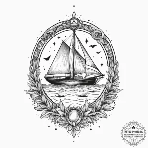Magical animals & spirits, ink illustration f... - эскиз тату (№1757126133_0, 06.09.2025 02:35) — tattoo-photo.ru