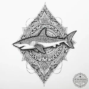 Tattoo sketch shark, tattoo sketch design, or... - эскиз тату (№1757130851_0, 06.09.2025 03:54) — tattoo-photo.ru