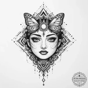 Tattoo sketch holy narrative, tattoo drawing... - эскиз тату (№1757132029_0, 06.09.2025 04:13) — tattoo-photo.ru
