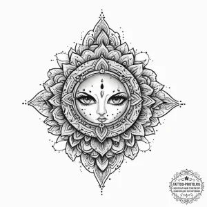 Tattoo sketch soul, ink illustration for tatt... - эскиз тату (№1757132817_0, 06.09.2025 04:26) — tattoo-photo.ru