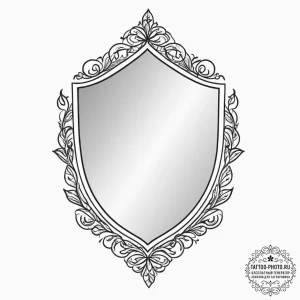 Tattoo sketch mirror, tattoo drawing outline,... - эскиз тату (№1757138699_0, 06.09.2025 06:04) — tattoo-photo.ru