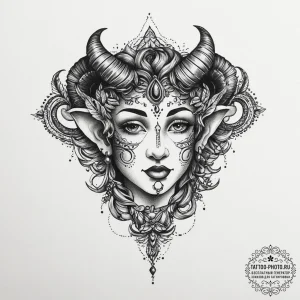 Tattoo sketch satyr flute, tattoo flash sheet... - эскиз тату (№1757146167_0, 06.09.2025 08:09) — tattoo-photo.ru