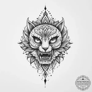 Tattoo sketch vibe, ink illustration for tatt... - эскиз тату (№1757150093_0, 06.09.2025 09:14) — tattoo-photo.ru