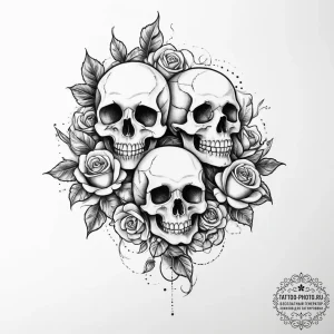 Tattoo sketch spiritual story, tattoo flash s... - эскиз тату (№1757150681_0, 06.09.2025 09:24) — tattoo-photo.ru