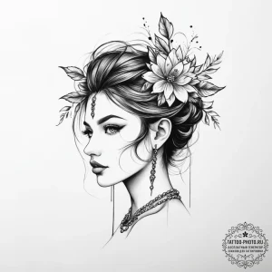 Tattoo sketch secret - эскиз тату (№1757152446_0, 06.09.2025 09:54) — tattoo-photo.ru
