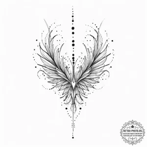 Tattoo sketch feeling, ink illustration for t... - эскиз тату (№1757154011_0, 06.09.2025 10:20) — tattoo-photo.ru