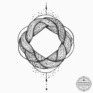 Tattoo sketch knot, tattoo drawing outline, w... - эскиз тату (№1757155575_0, 06.09.2025 10:46) — tattoo-photo.ru