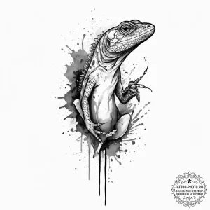 Tattoo sketch hands with a lizard, tattoo ske... - эскиз тату (№1757162704_0, 06.09.2025 12:45) — tattoo-photo.ru