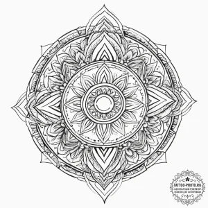 Tattoo sketch mystical character, tattoo sket... - эскиз тату (№1757169067_0, 06.09.2025 14:31) — tattoo-photo.ru
