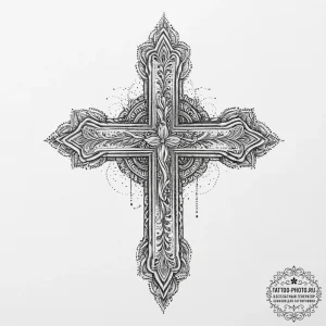 Tattoo sketch blessed narrative, tattoo sketc... - эскиз тату (№1757170440_0, 06.09.2025 14:54) — tattoo-photo.ru