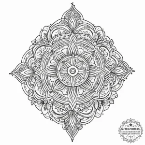 Tattoo sketch sacred representation, tattoo f... - эскиз тату (№1757170636_0, 06.09.2025 14:57) — tattoo-photo.ru
