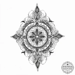 Tattoo sketch obsidian, artistic tattoo sketc... - эскиз тату (№1757173417_0, 06.09.2025 15:43) — tattoo-photo.ru