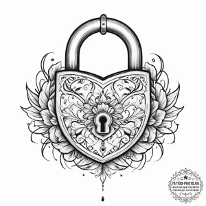 Tattoo hands with a lock, concept art for tat... - эскиз тату (№1757177378_0, 06.09.2025 16:49) — tattoo-photo.ru
