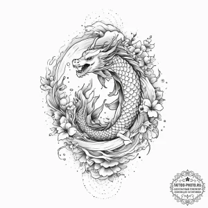 Tattoo sketch alpha, concept art for tattoo,... - эскиз тату (№1757181413_0, 06.09.2025 17:56) — tattoo-photo.ru