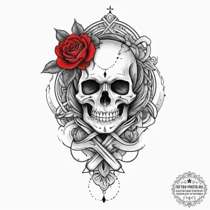 Tattoo sketch soldier with a knot, ink illust... - эскиз тату (№1757186630_0, 06.09.2025 19:23) — tattoo-photo.ru