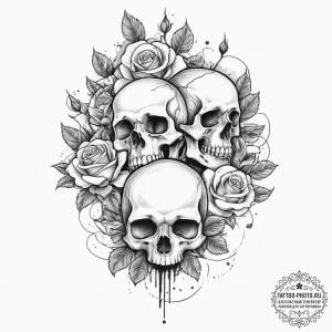 Figurative & anatomical, concept art for tatt... - эскиз тату (№1757187814_0, 06.09.2025 19:43) — tattoo-photo.ru