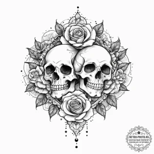 Tattoo sketch cosmic narrative, ink illustrat... - эскиз тату (№1757188211_0, 06.09.2025 19:50) — tattoo-photo.ru