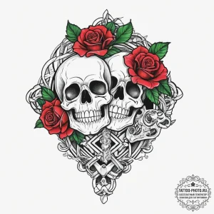 Tattoo sketch цепь, tattoo flash sheet design... - эскиз тату (№1757191425_0, 06.09.2025 20:43) — tattoo-photo.ru