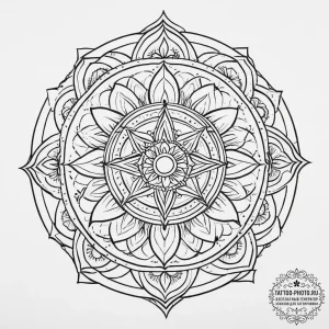 Tattoo sketch blessed truth, tattoo sketch de... - эскиз тату (№1757192016_0, 06.09.2025 20:53) — tattoo-photo.ru