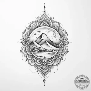 Tattoo sketch sand - эскиз тату (№1757193623_0, 06.09.2025 21:20) — tattoo-photo.ru