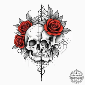 Tattoo sketch a symbolic place, tattoo drawin... - эскиз тату (№1757194826_0, 06.09.2025 21:40) — tattoo-photo.ru