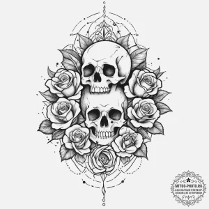 Tattoo sketch astrological symbols, tattoo fl... - эскиз тату (№1757196043_0, 06.09.2025 22:00) — tattoo-photo.ru