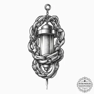 Tattoo sketch iron chain, artistic tattoo ske... - эскиз тату (№1757201826_0, 06.09.2025 23:37) — tattoo-photo.ru