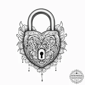 Tattoo sketch lock - эскиз тату (№1757202820_0, 06.09.2025 23:53) — tattoo-photo.ru