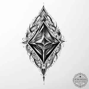 Tattoo sketch obsidian - эскиз тату (№1757203212_0, 07.09.2025 00:00) — tattoo-photo.ru