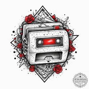 Tattoo sketch salesperson credit card machine... - эскиз тату (№1757210810_0, 07.09.2025 02:06) — tattoo-photo.ru