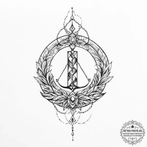 Tattoo sketch balance - эскиз тату (№1757214825_0, 07.09.2025 03:13) — tattoo-photo.ru