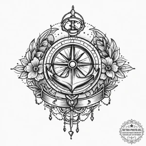 Tattoo sketch узор в виде реки, tattoo flash... - эскиз тату (№1757219397_0, 07.09.2025 04:29) — tattoo-photo.ru