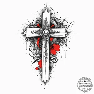 Tattoo sketch blessed existence, concept art... - эскиз тату (№1757220393_0, 07.09.2025 04:46) — tattoo-photo.ru