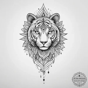 Tattoo sketch element, tattoo drawing outline... - эскиз тату (№1757221609_0, 07.09.2025 05:06) — tattoo-photo.ru
