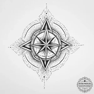 Tattoo sketch kribensis, tattoo line art, dot... - эскиз тату (№1757224198_0, 07.09.2025 05:49) — tattoo-photo.ru