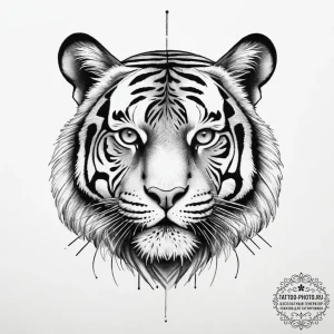 Tattoo sketch tiger's eye, concept art for ta... - эскиз тату (№1757225783_0, 07.09.2025 06:16) — tattoo-photo.ru