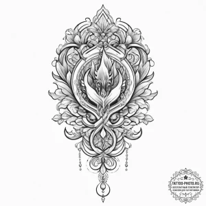 Tattoo sketch hands with a scroll, concept ar... - эскиз тату (№1757226175_0, 07.09.2025 06:22) — tattoo-photo.ru
