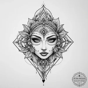 Tattoo sketch quest, ink illustration for tat... - эскиз тату (№1757227764_0, 07.09.2025 06:49) — tattoo-photo.ru