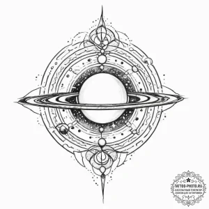 Tattoo sketch cosmic lore - эскиз тату (№1757228357_0, 07.09.2025 06:59) — tattoo-photo.ru