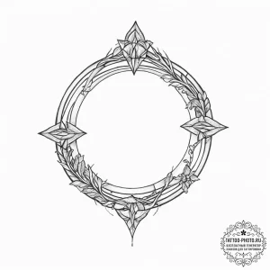 Tattoo sketch omega - эскиз тату (№1757232924_0, 07.09.2025 08:15) — tattoo-photo.ru