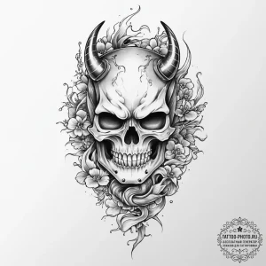 Tattoo sketch terminator robot skull, tattoo... - эскиз тату (№1757235676_0, 07.09.2025 09:01) — tattoo-photo.ru