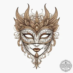 Tattoo sketch masquerade mask tattoo, tattoo... - эскиз тату (№1757235872_0, 07.09.2025 09:04) — tattoo-photo.ru