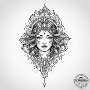 Tattoo sketch blessed icon, tattoo flash shee... - эскиз тату (№1757236458_0, 07.09.2025 09:14) — tattoo-photo.ru