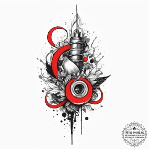Tattoo sketch dark, concept art for tattoo, o... - эскиз тату (№1757238835_0, 07.09.2025 09:53) — tattoo-photo.ru
