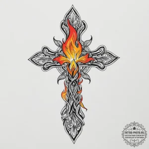 Tattoo sketch fire, tattoo flash sheet design... - эскиз тату (№1757239632_0, 07.09.2025 10:07) — tattoo-photo.ru