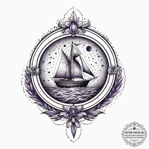 Tattoo sketch purple, concept art for tattoo,... - эскиз тату (№1757239829_0, 07.09.2025 10:10) — tattoo-photo.ru